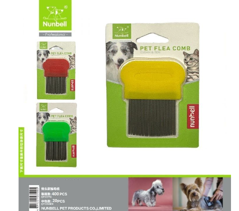 Nunbell Kedi Köpek Bit Tarağı Uzun Telli