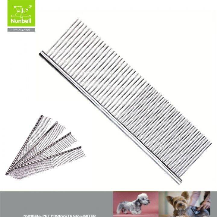 Nunbell Paslanmaz Kedi Köpek Tarak Large