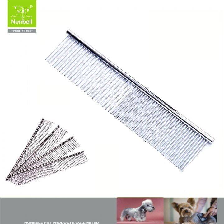 Nunbell Paslanmaz Kedi Köpek Tarak Medium