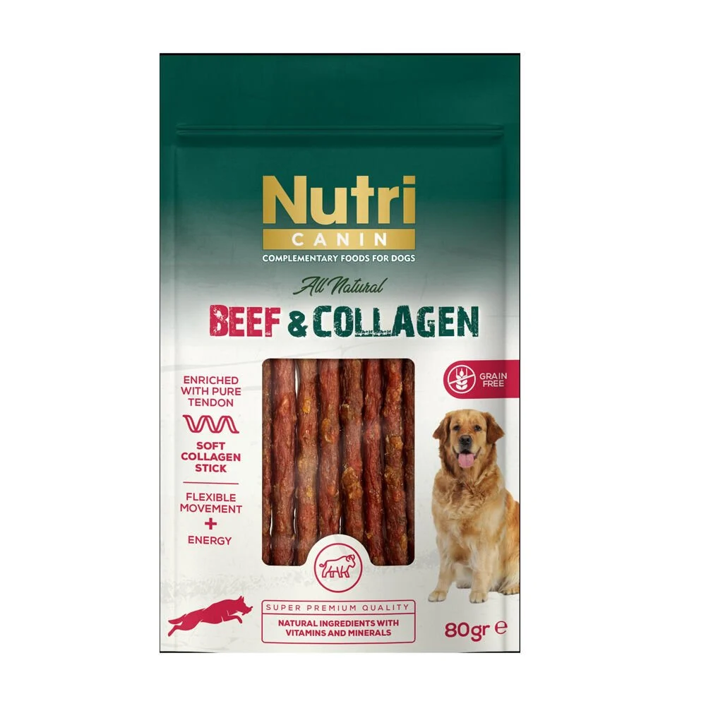 Nutri Canin Beef Collagen Biftekli Köpek Ödülü 80 Gr
