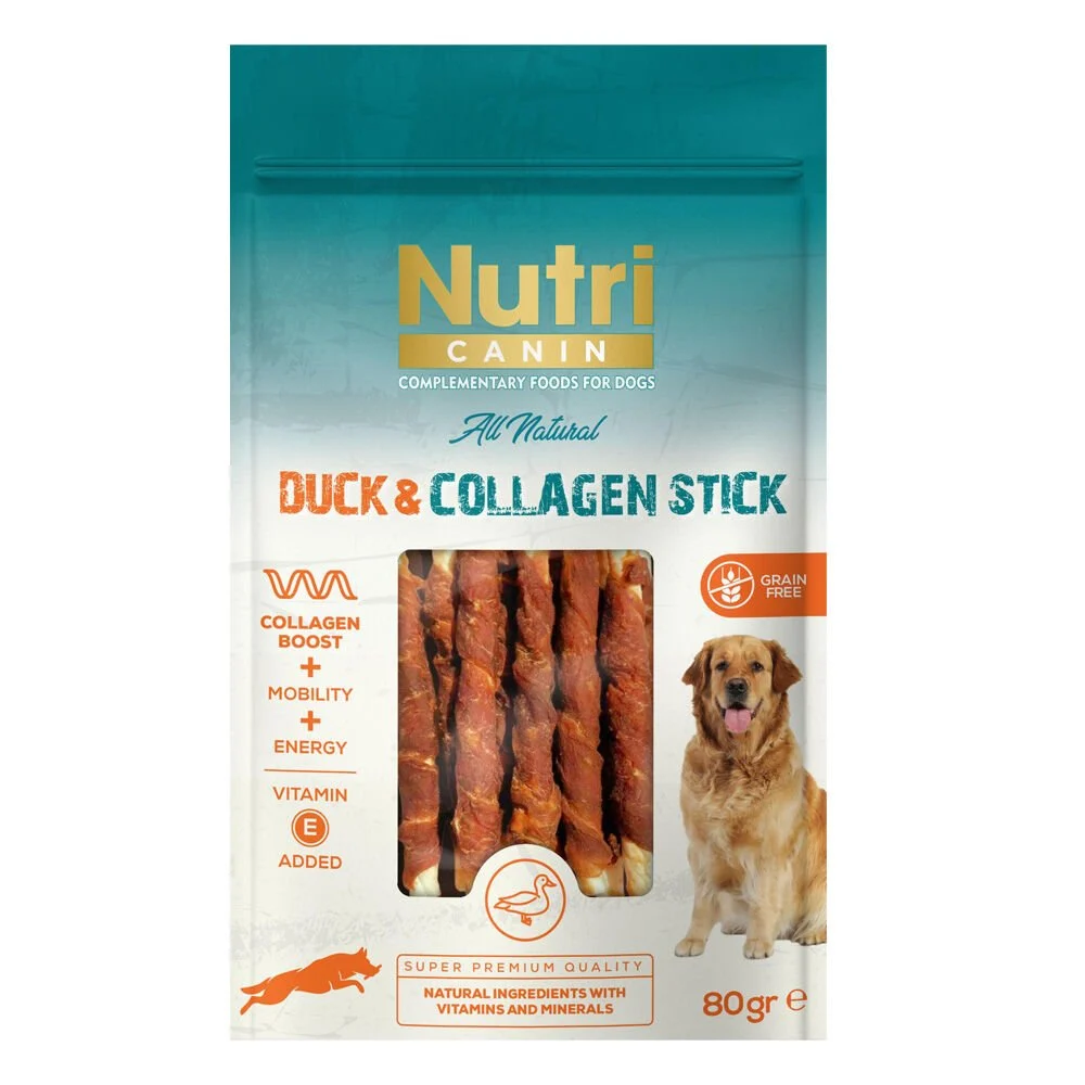 Nutri Canin Duck Collagen Stick Ördekli Köpek Ödülü 80 Gr