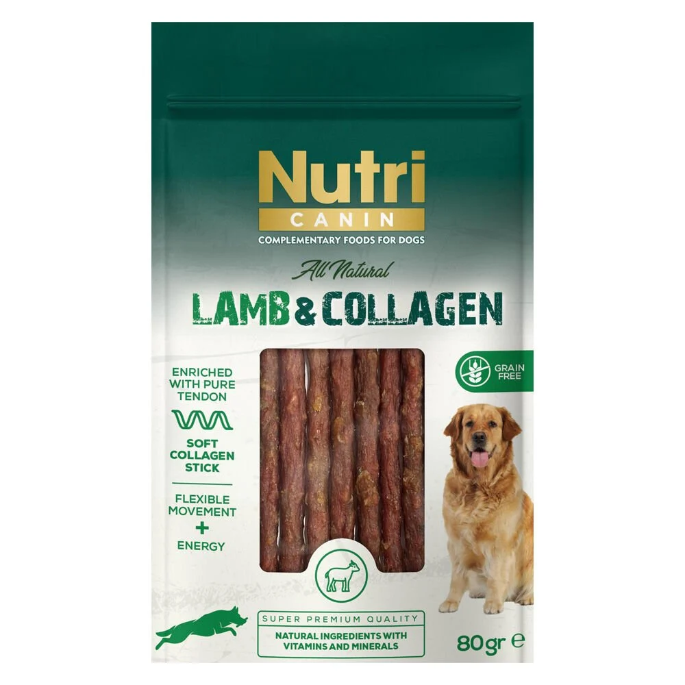 Nutri Canin Lamb Collagen Kuzulu Köpek Ödülü 80 Gr