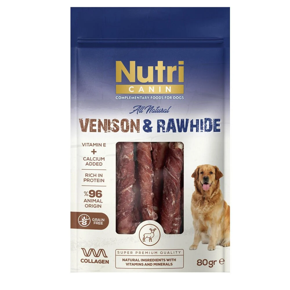 Nutri Canin Vension Rawhide Geyikli Köpek Ödülü 80 Gr