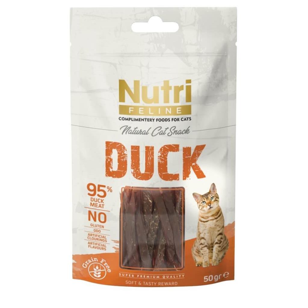 Nutri Feline Tahılsız Ördekli Kedi Ödül Maması 50 Gr