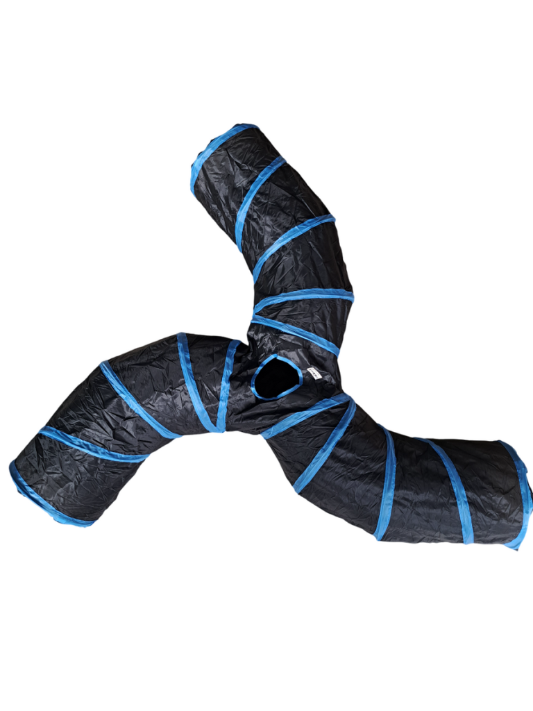 Pet Pretty Kıvrımlı 3 Yollu Siyah Kedi Oyun Tüneli