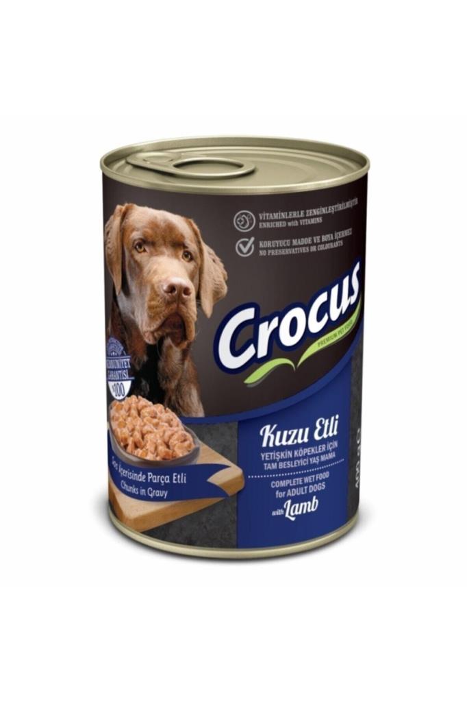 Crocus Yetişkin Köpek Kuzu Etli Yaş Mama 400 Gr