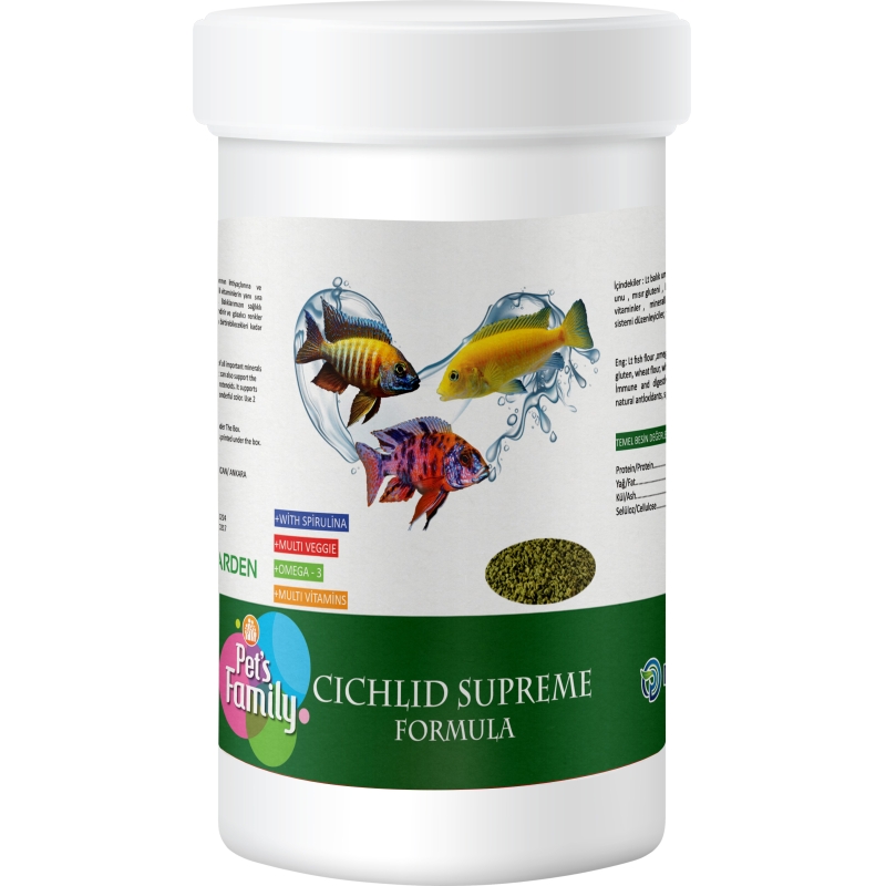 Pets Family Cichlid Supreme Formula 40 Gr 100 ml