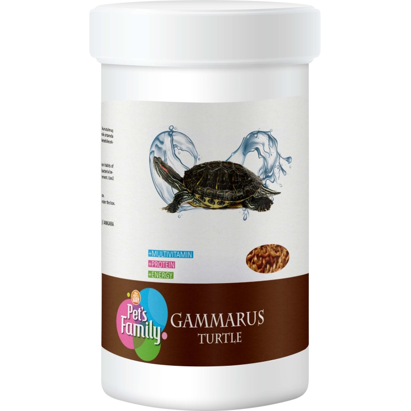 Pets Family Gammarus Kaplumbağa Yemi 250 ml 30 Gr