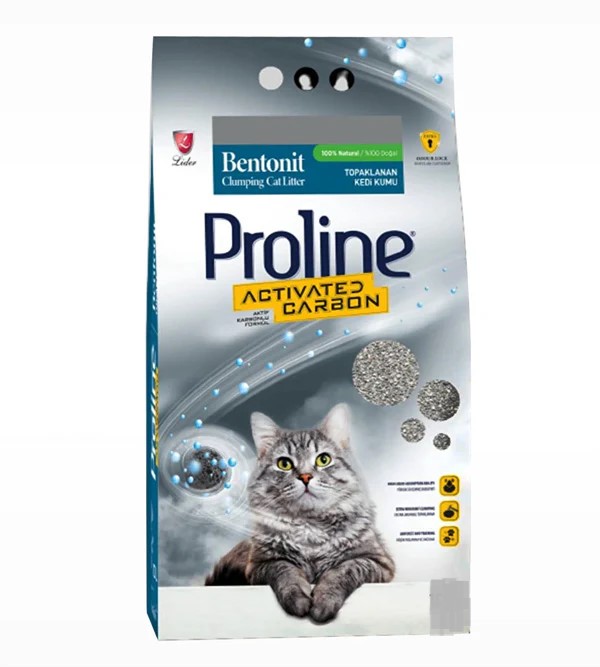 Pro Line Aktif Karbonlu Topaklanan Kedi Kumu 20 lt