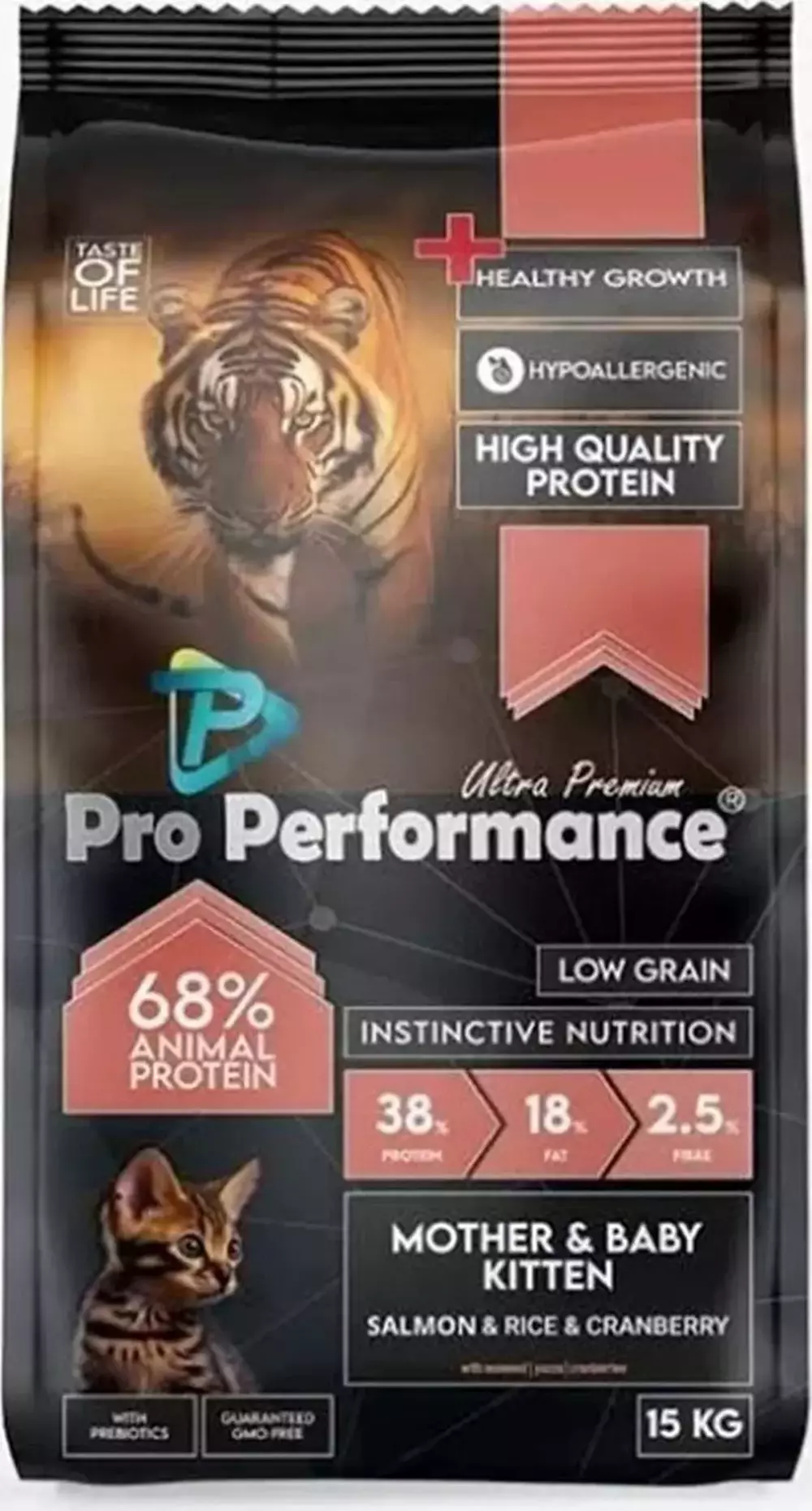 Pro Performance Kitten yavru Kedi Maması Somon Balıklı 15 Kg