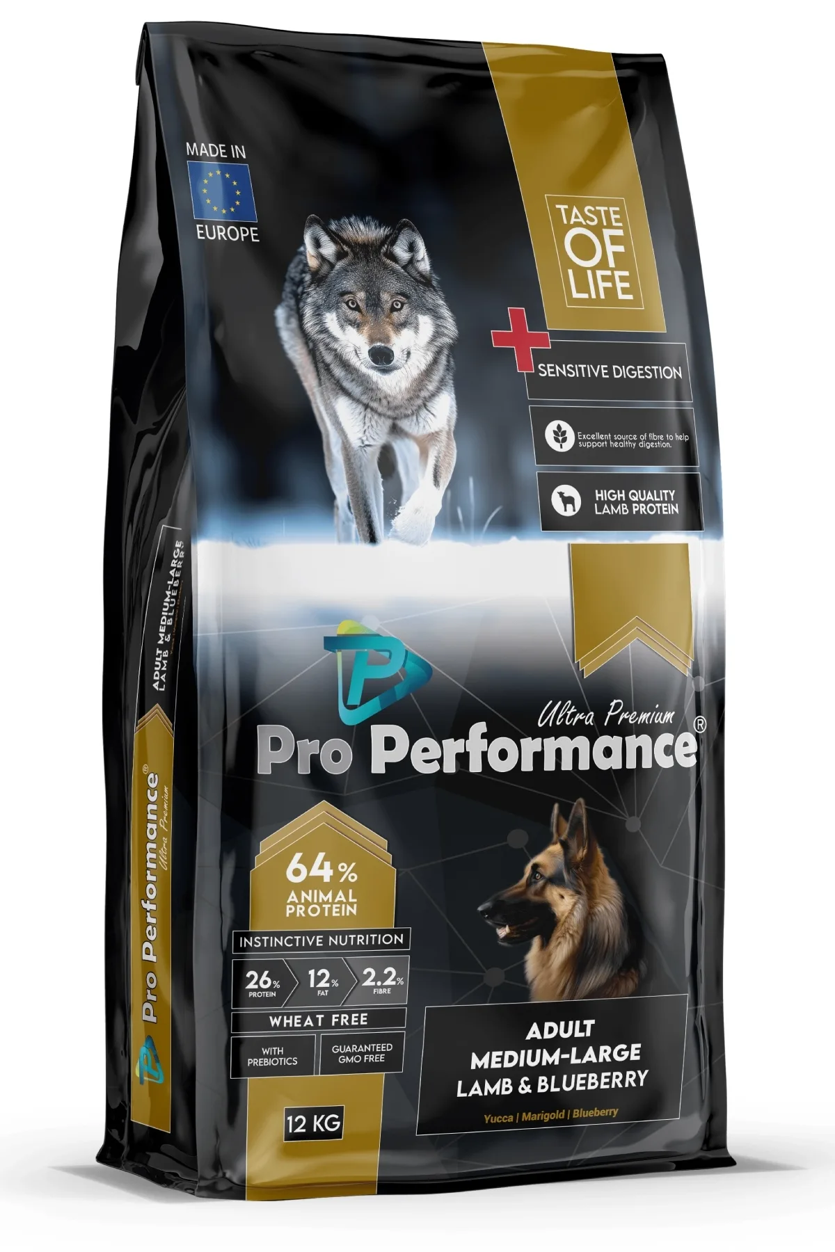 Pro Performance Medium Large Blueberry Kuzulu Yetişkin Köpek Maması 12 Kg