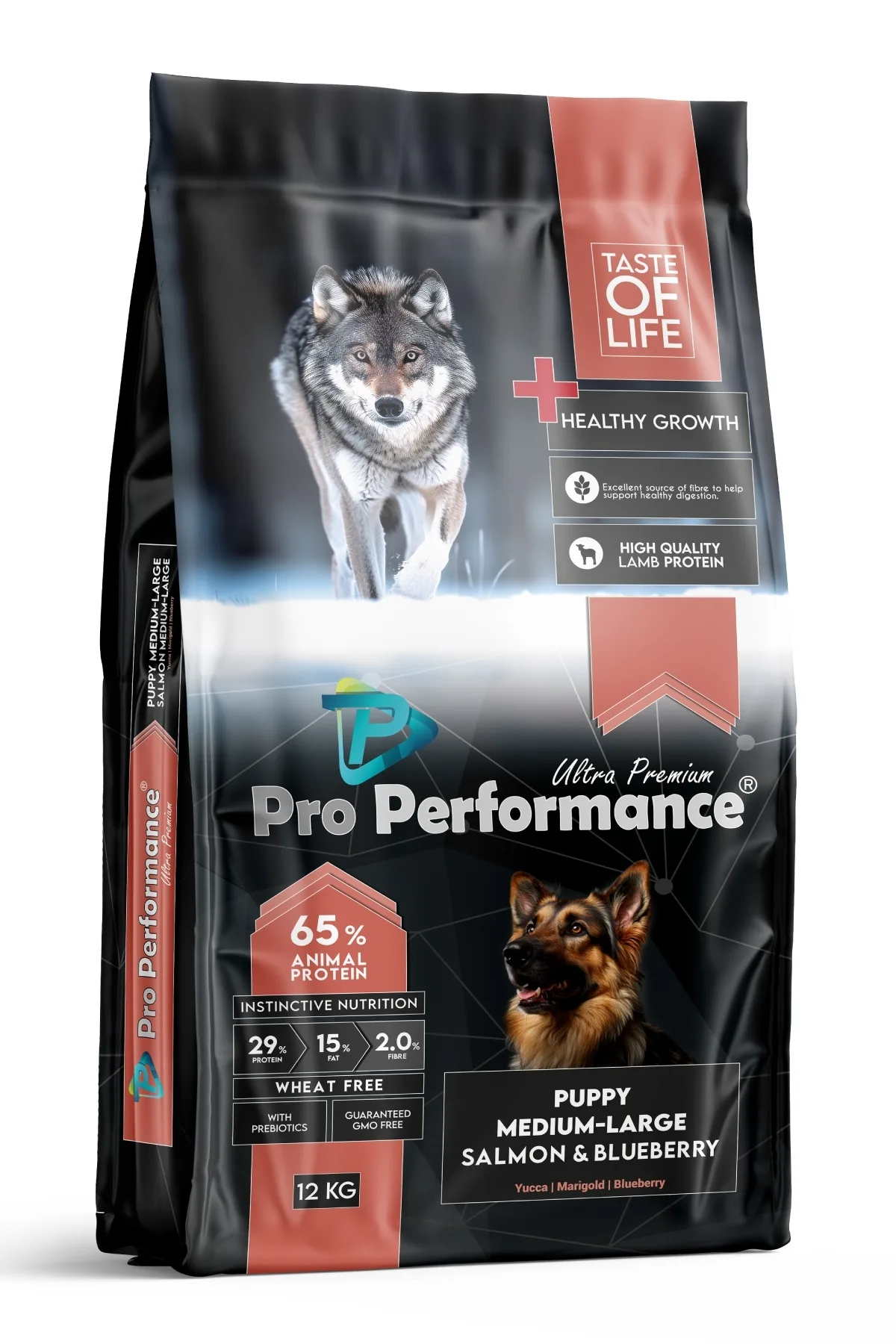 Pro Performance Medium Large Blueberry Somonlu Yavru Köpek Maması 12 Kg
