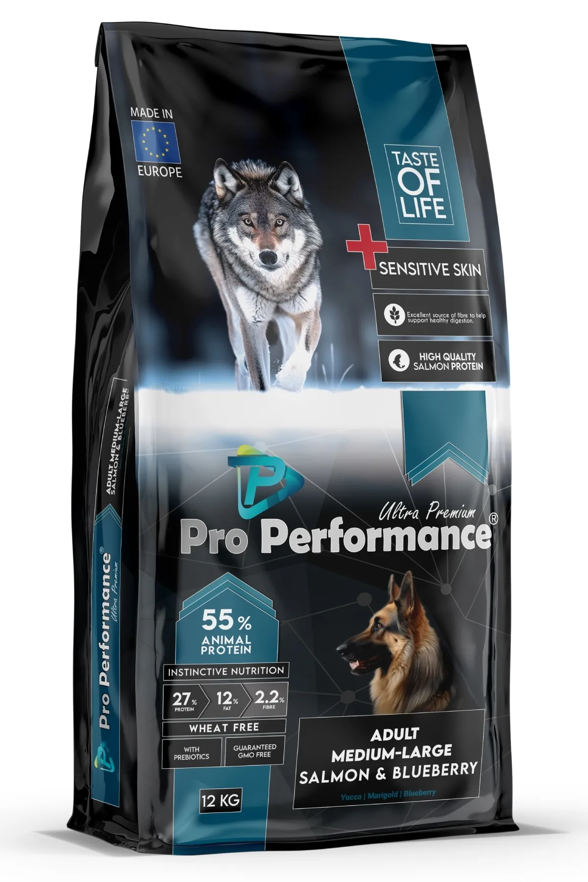 Pro Performance Medium Large Blueberry Somonlu Yetişkin Köpek Maması 12 Kg