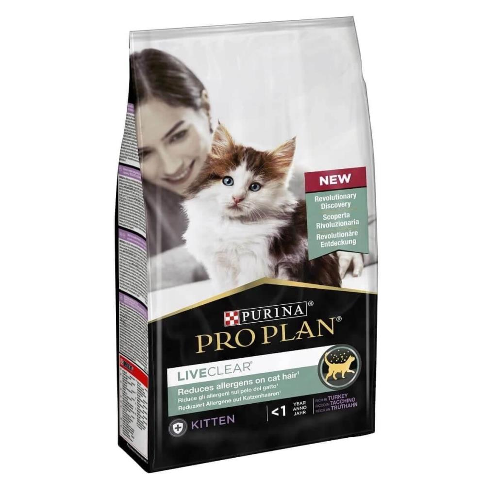ProPlan LiveClear Kitten Hindili Yavru Kedi Maması 1.4 Kg