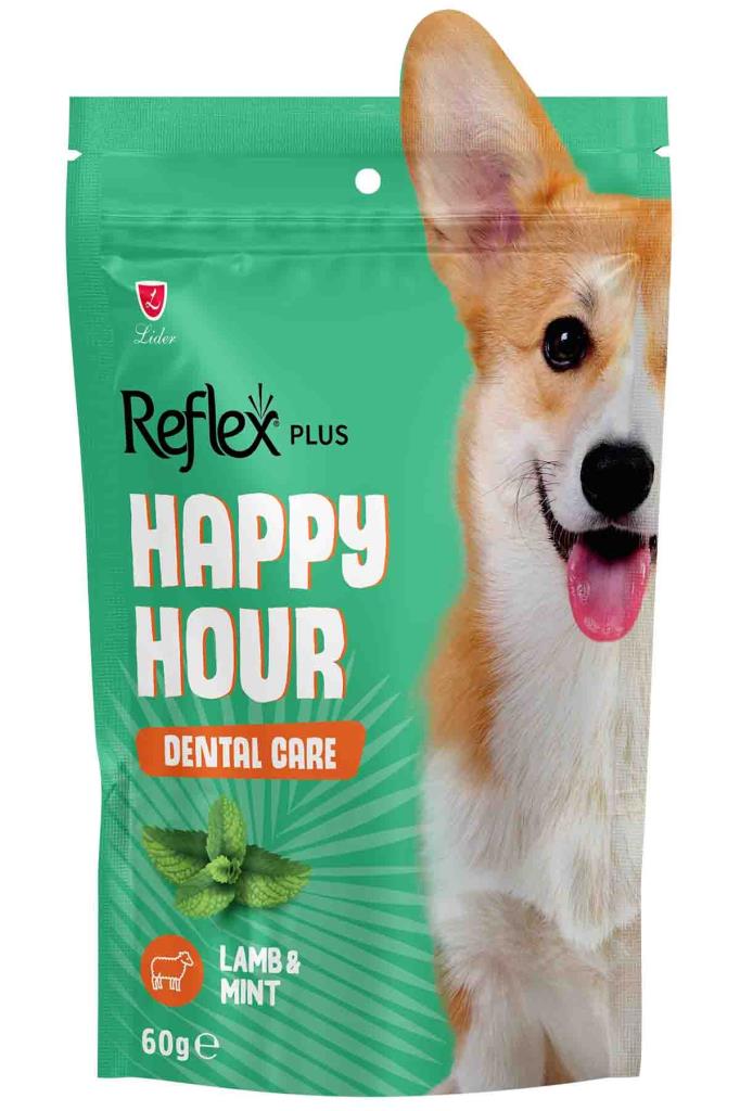 Reflex Happy Hour Ağız ve Diş Sağlığı İçin Köpek Ödül Maması 60 Gr