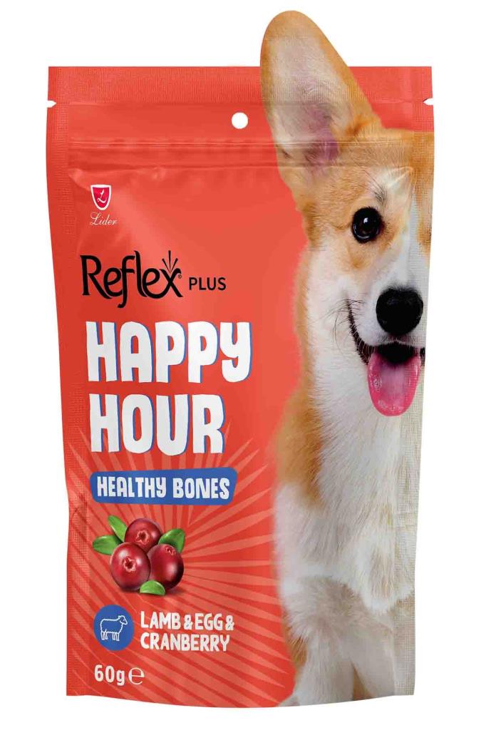 Reflex Happy Hour Sağlıklı Kemikler İçin Destekleyici Köpek Ödül Maması 60 Gr