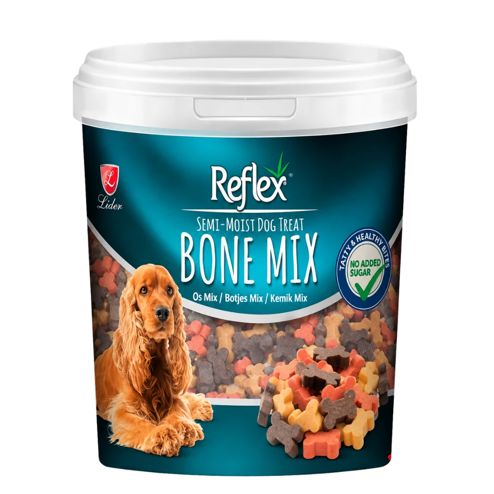 Reflex Semi Moist Bone Mix Kemik Şekilli Köpek Ödül Maması 500 Gr