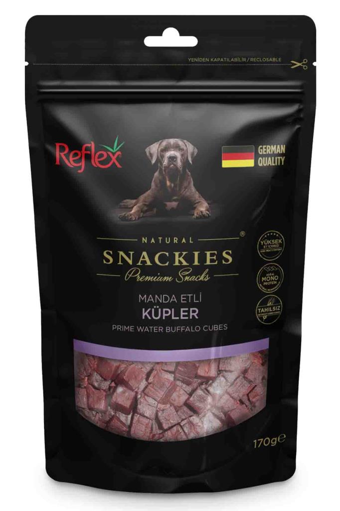 Reflex Snackies Manda Etli Küpler Köpek Ödül Maması 170 Gr 