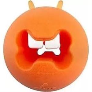 Rogz Toyz Fred Traktatiebel Köpek Oyuncağı Turuncu 6,4 Cm
