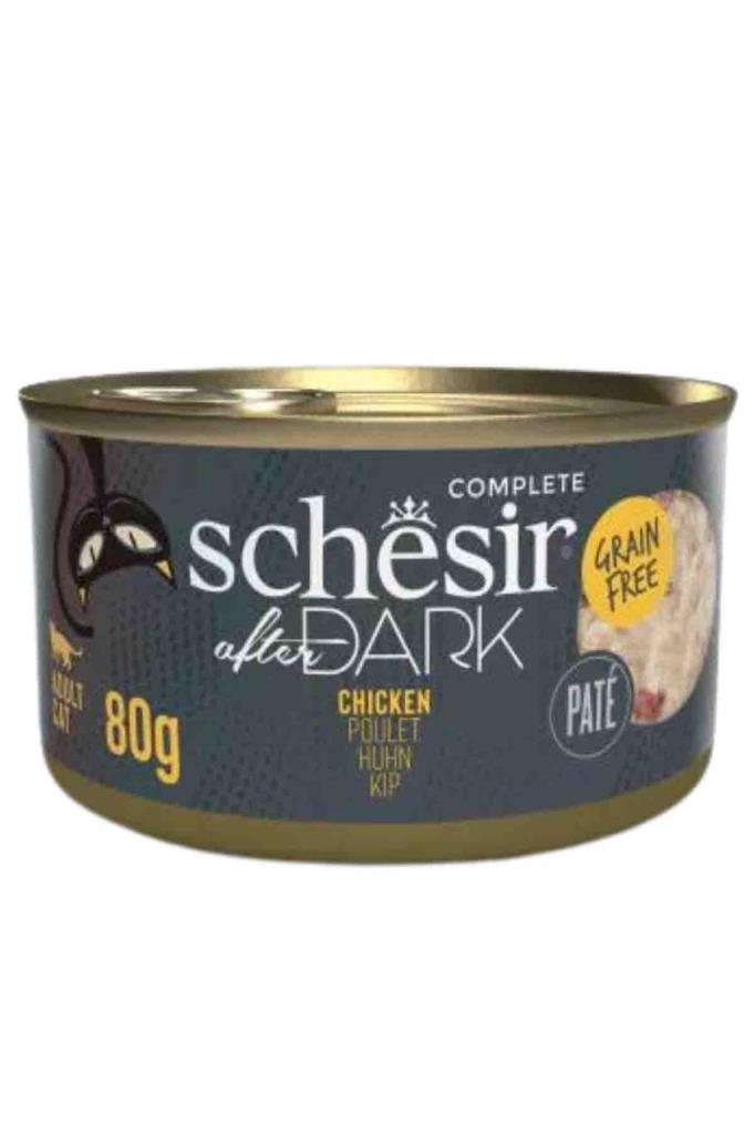 Schesir After Dark Tavuklu Yetişkin Kedi Konservesi 80 Gr