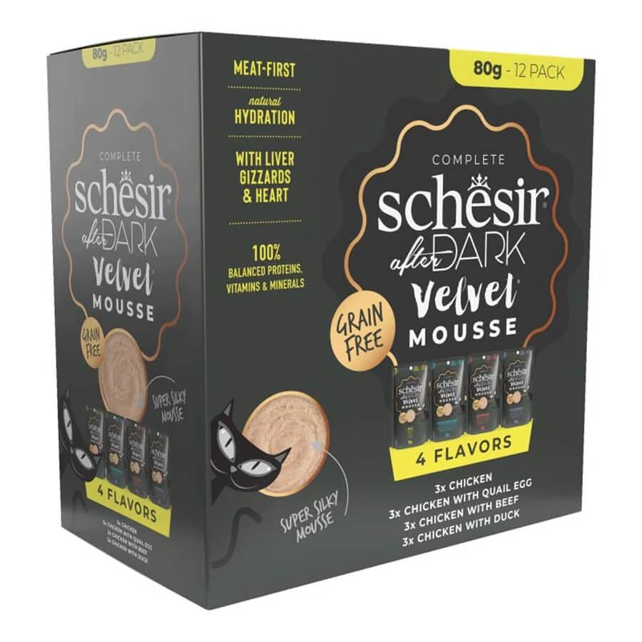 Schesir After Dark Velvet Mouse Lezzet Paketi 12X80 Gr