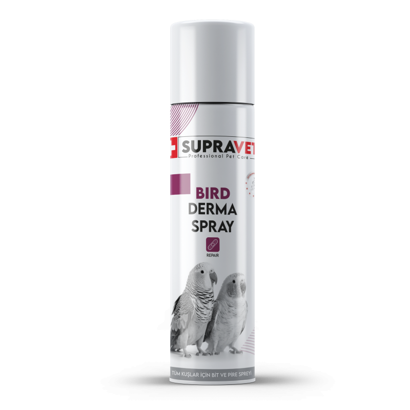 Supravet Kanarya Papağan Güvercin ve Muhabbet Kuşları Deri Bakım Spreyi 150 ml