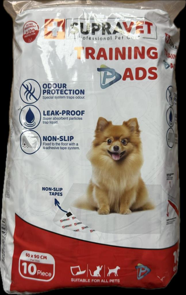 Supravet Köpek Alıştırma Pedi 10 Adet 60x90 Cm 