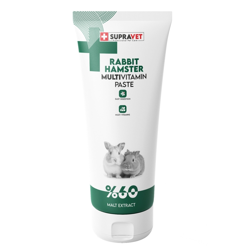 Supravet Tavşan Hamster Ginepig Kemirgen Multivitamin Malt Paste 100 Gr
