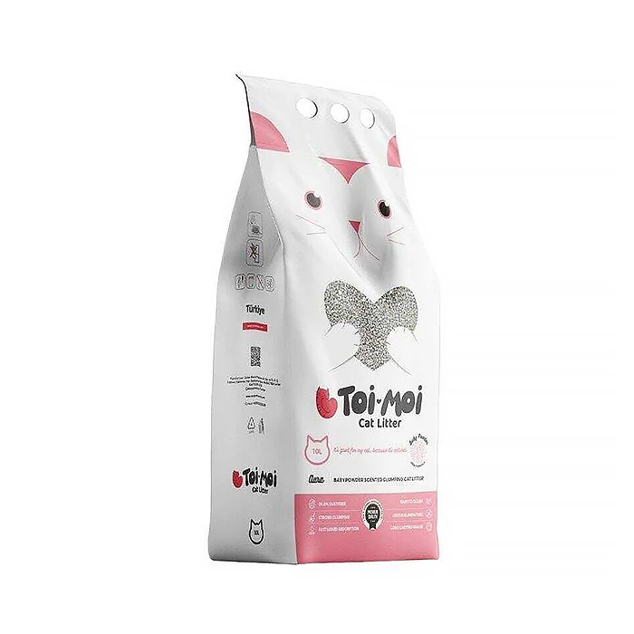 Toi Moi Aura Grey Bebek Pudrası Kokulu Topaklanan Kedi Kumu 10 Kg