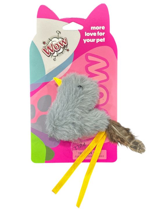 Wow Kedi Oyuncak Kırpık Kuş Sesli 8 Cm