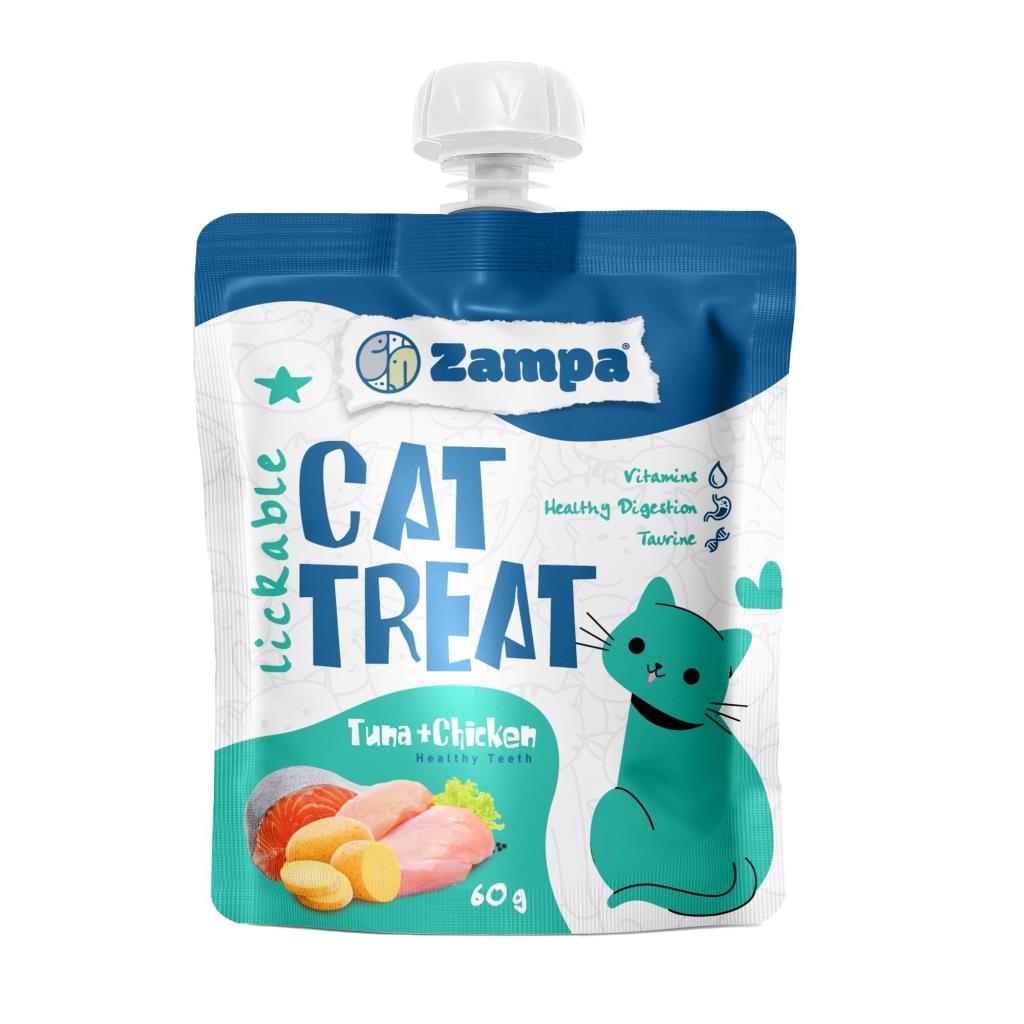 Zampa Puding Kedi Ödülü Ton Balıklı Tavuklu 60 Gr