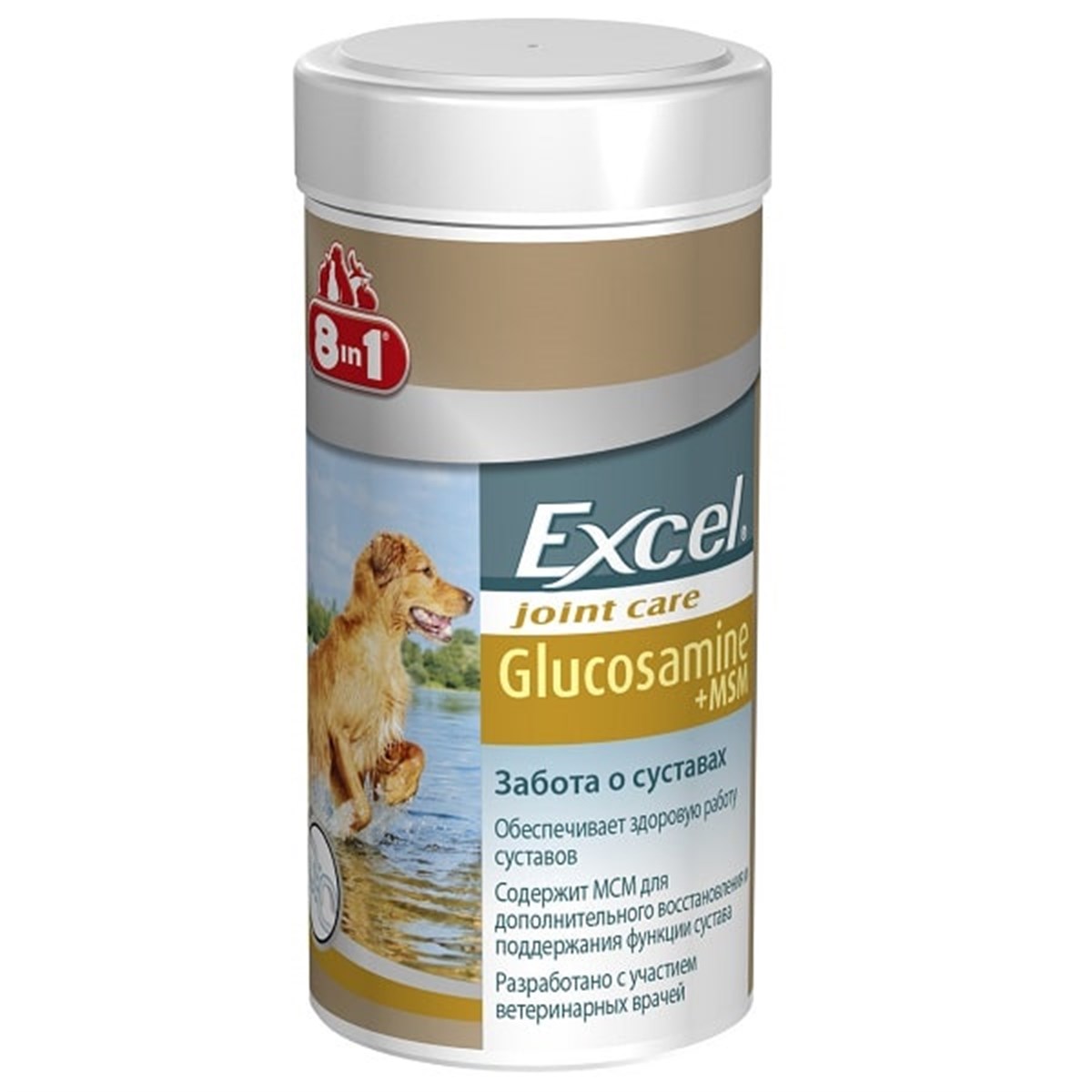 8in1 Excel Glucosamine+ MSM Köpek Eklem Tableti 55 Adet