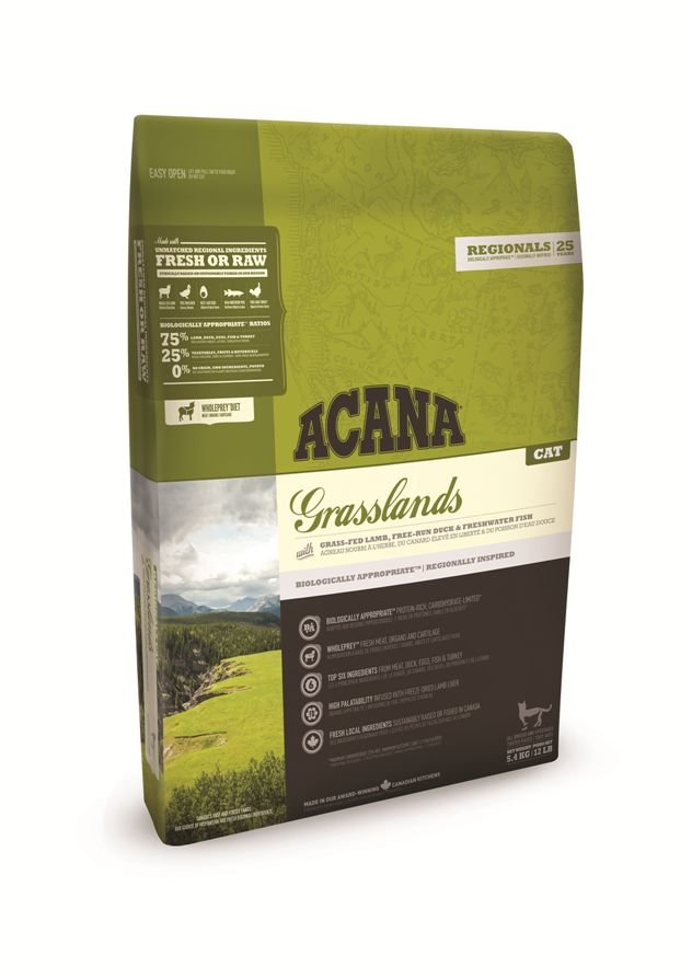 Acana Grasslands Tahılsız Tüm Irklara Kedi Maması 1.8 Kg