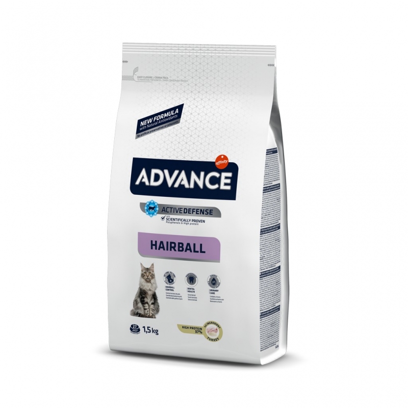 Advance Cat Hairball Hindili Kedi Maması 1,5 Kg