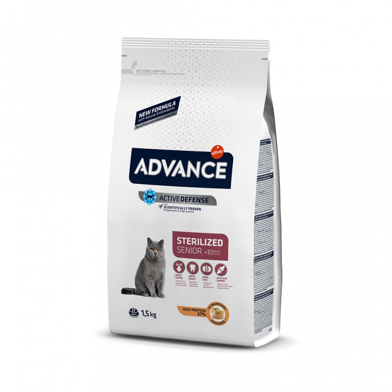 Advance Cat Sterilized Kısırlaştırılmış Yaşlı Kedi Maması 1.5 Kg