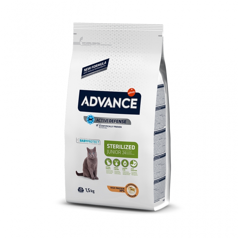 Advance Young Sterilized Tavuklu Kısırlaştırılmış Kedi Maması 1.5 Kg