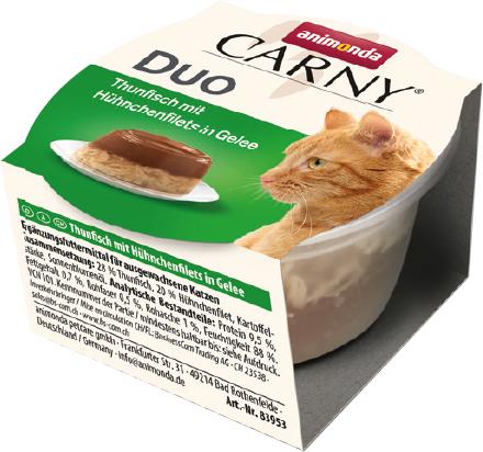 Animonda Carny Dua Ton Balığı Tavuk Fileto Kedi Maması 70 Gr