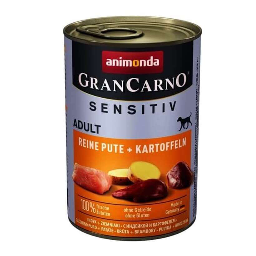 Animonda Gran Carno Sensitiv Hindili Patatesli Köpek Konservesi 400 Gr
