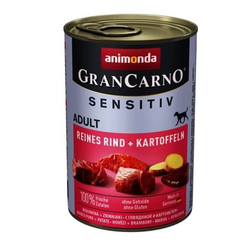 Animonda Gran Carno Sensitiv Sığırlı Patatesli Köpek Konservesi 400 Gr