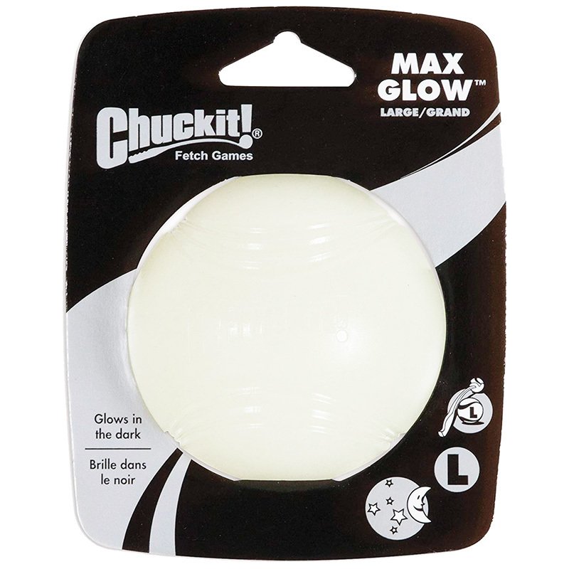 Chuckit! Max Glow Gece Parlayan Köpek Oyun Topu (Büyük Boy)