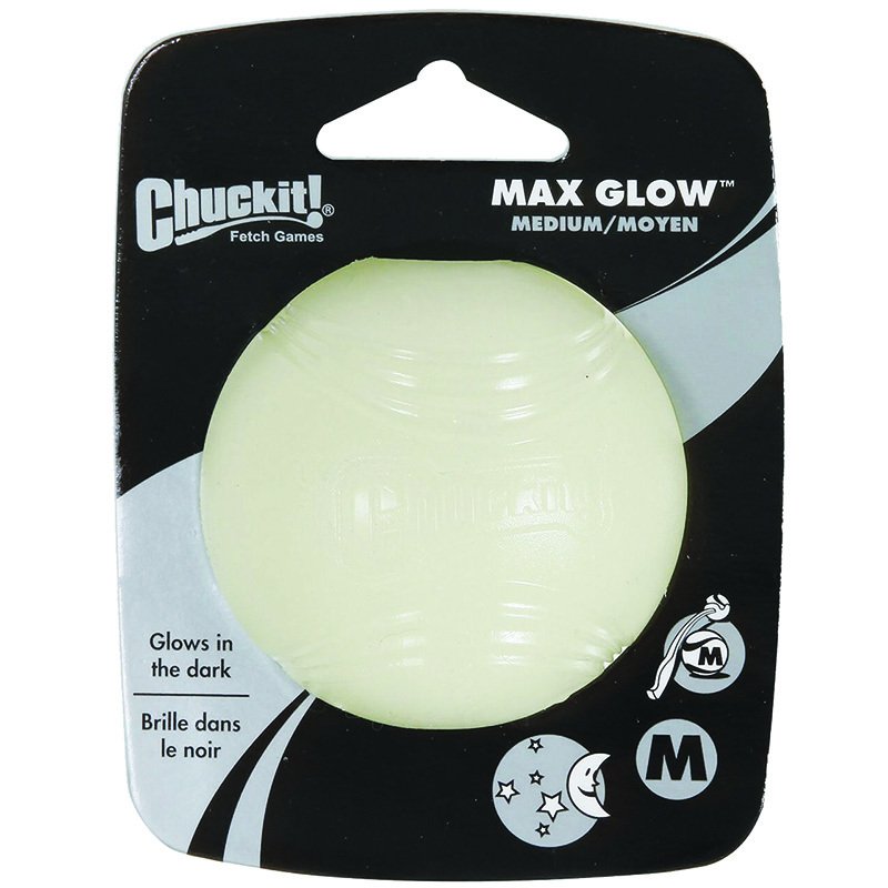 Chuckit! Max Glow Gece Parlayan Köpek Oyun Topu (Orta Boy)