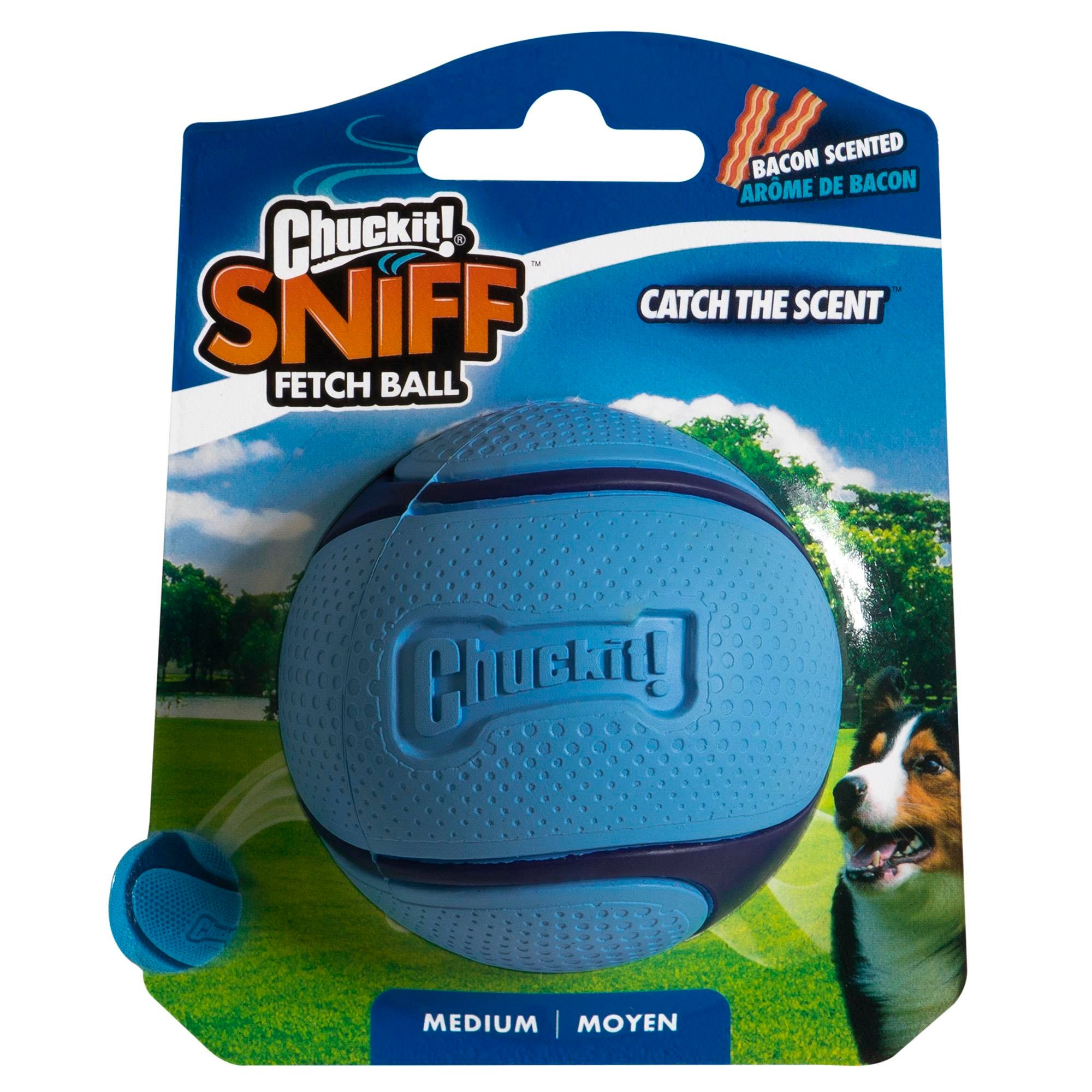 Chuckit Sniff Fetch Jambon Kokulu Köpek Oyun Topu Orta Boy 6,5 Cm
