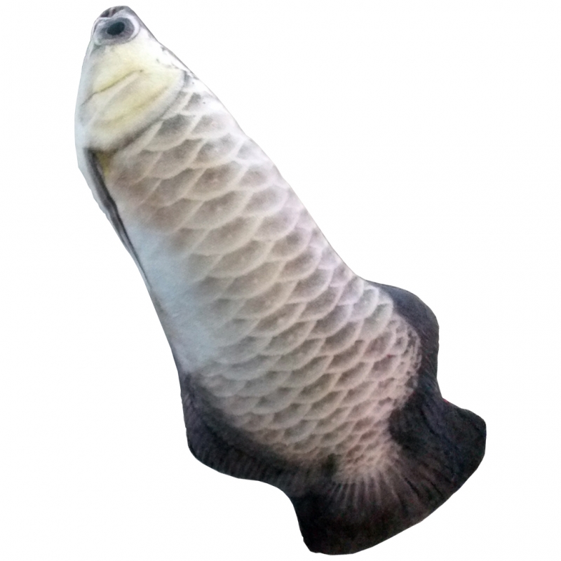 Eastland Peluş Kedi Oyuncağı Gümüş Arowana 40 Cm