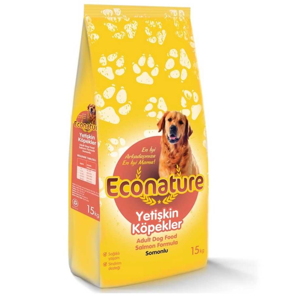 Econature Somonlu Yetişkin Köpek Maması 15 kg