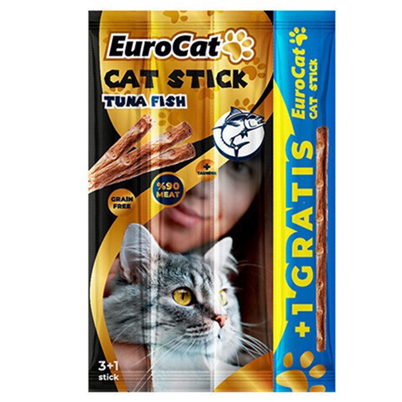 Eurocat Ton Balıklı Tahılsız Kedi Ödül Maması 4 Adet