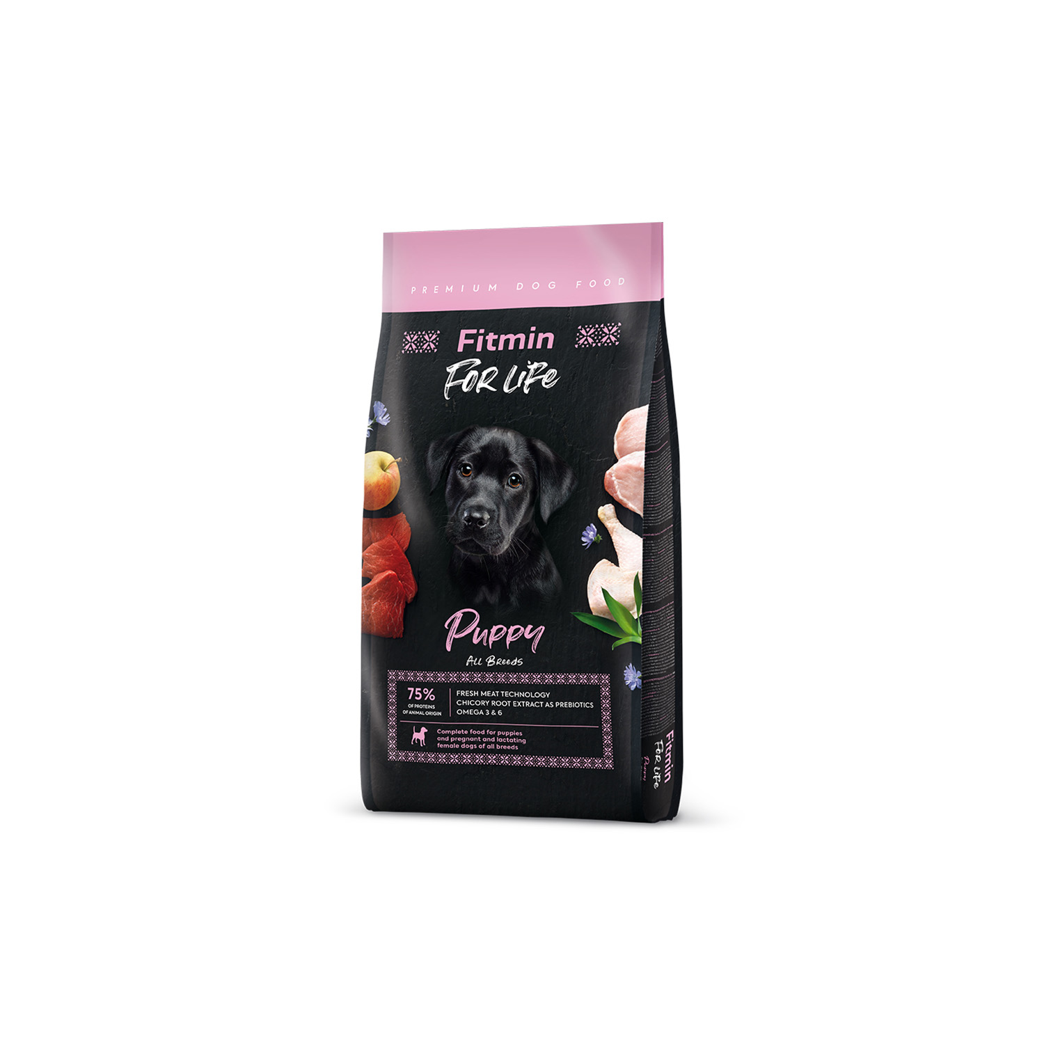 Fitmin For Life Puppy Tüm Irklar için Kümes Hayvanlı Yavru ve Hamile Köpek Maması 2,5 Kg