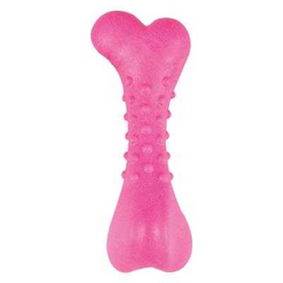 Flamingo Gül Kokulu Dina Kemik Köpek Oyuncağı 13 Cm