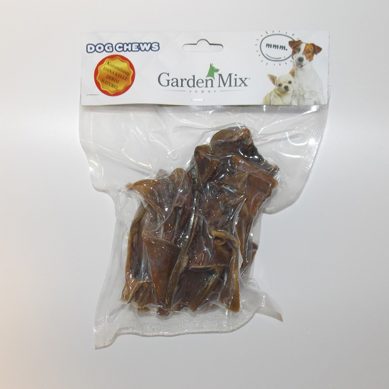 Garden Mıx Kurutulmuş Dana Kelle Deri Naturel 100 Gr