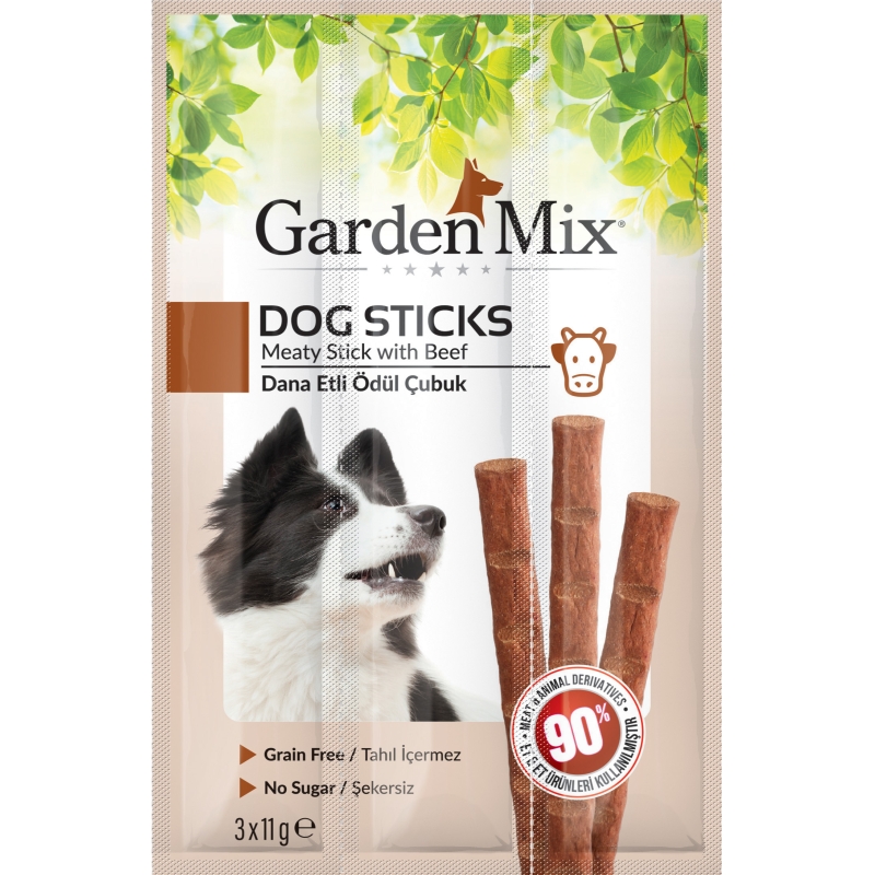 Gardenmix Dana Etli Köpek Stick Ödülü 3X11 Gr