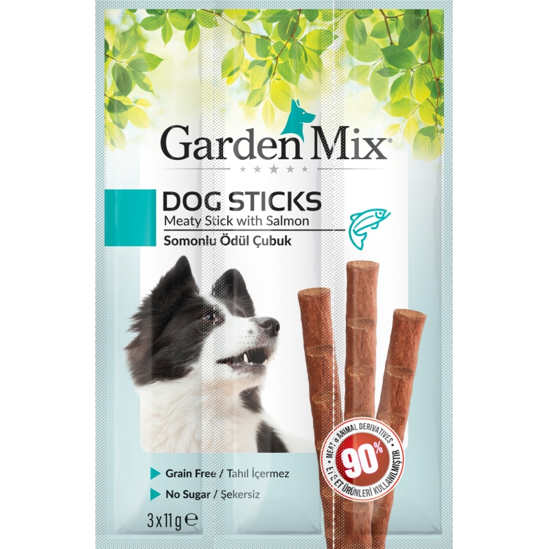 Gardenmix Somonlu Köpek Stick Ödülü 3X11 Gr
